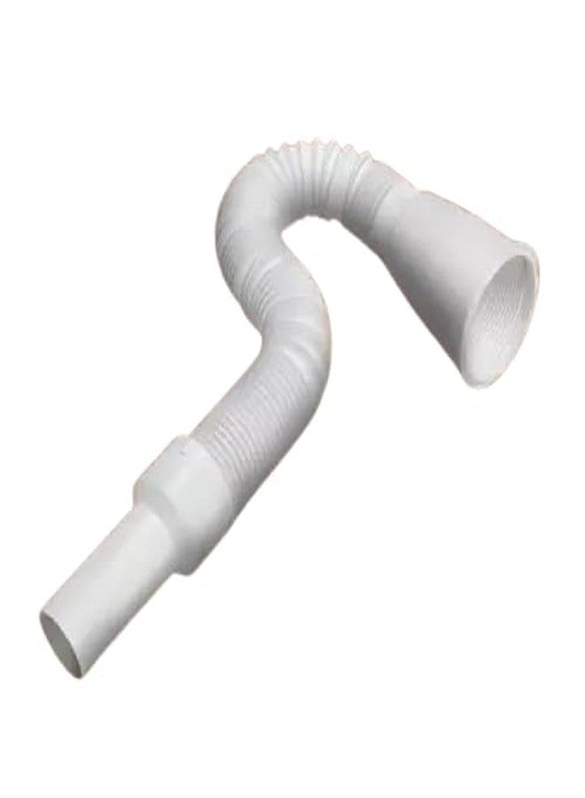 ENNIUS Efficient Drainage Solutions: PVC Waste Pipe for Wash basin and Kitchen Sink | Hose Pipe Drain Hose Outlet Tube Connector for Basin Downcomer | sink pipes for kitchen | kitchen accessories. - Image 1